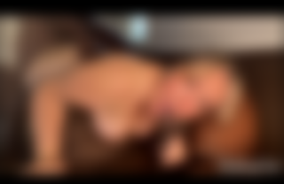 Blonde BBW Loves Sucking on Two Big Dicks!!