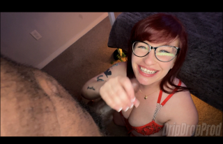 Red Lingerie and Slutty, Drippy Vibes BustyBexx is a Sexy BBW That Loves Getting Creampied By His BBC!!