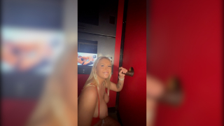 Juliana Marie Loved Making Him Cum Twice at the Gloryhole!!